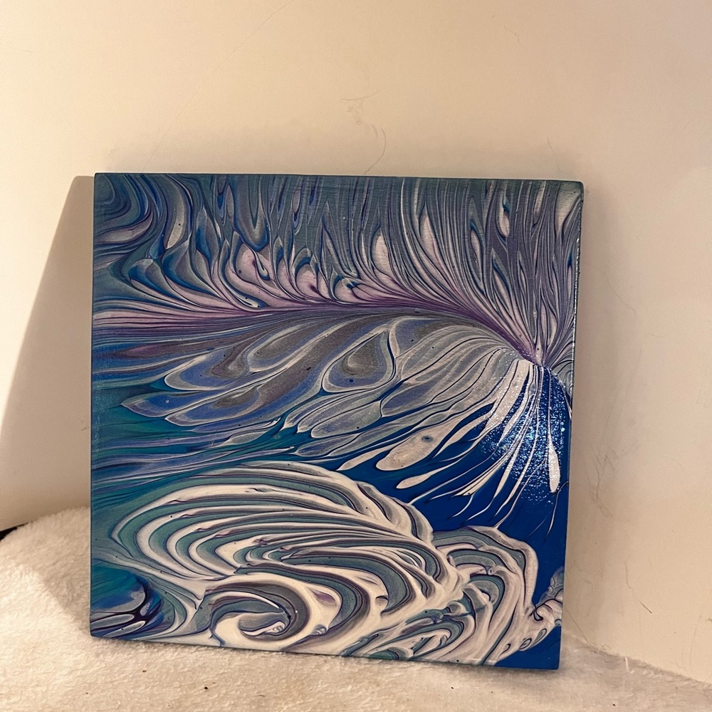 Acrylic pour painting
